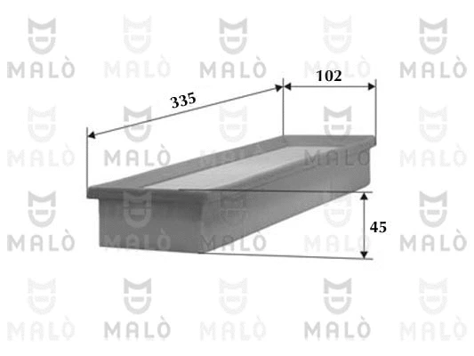 Filtre à air AKRON-MALÒ 1500022