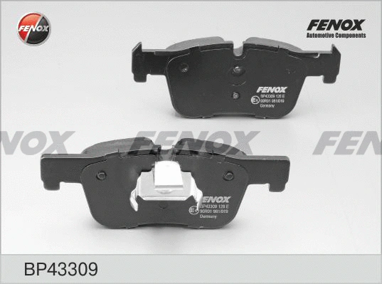Kit de plaquettes de frein, frein à disque FENOX BP43309