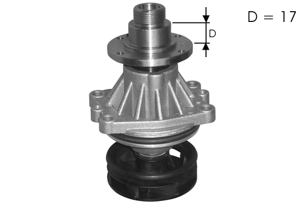 Pompe à eau, refroidissement du moteur TECDRIVE TPAE0101