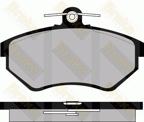 Kit de plaquettes de frein, frein à disque Brake ENGINEERING PA819