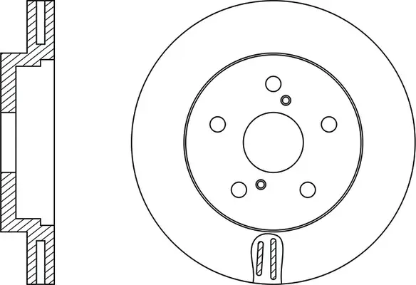 Disque de frein FIT FR0224V