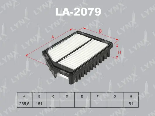 Filtre à air LYNXAUTO LA-2079