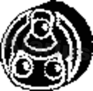Support, silencieux KLARIUS 420270