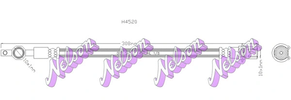 Flexible de frein KAWE H4520