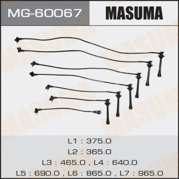 Kit de câbles d'allumage MASUMA MG-60067