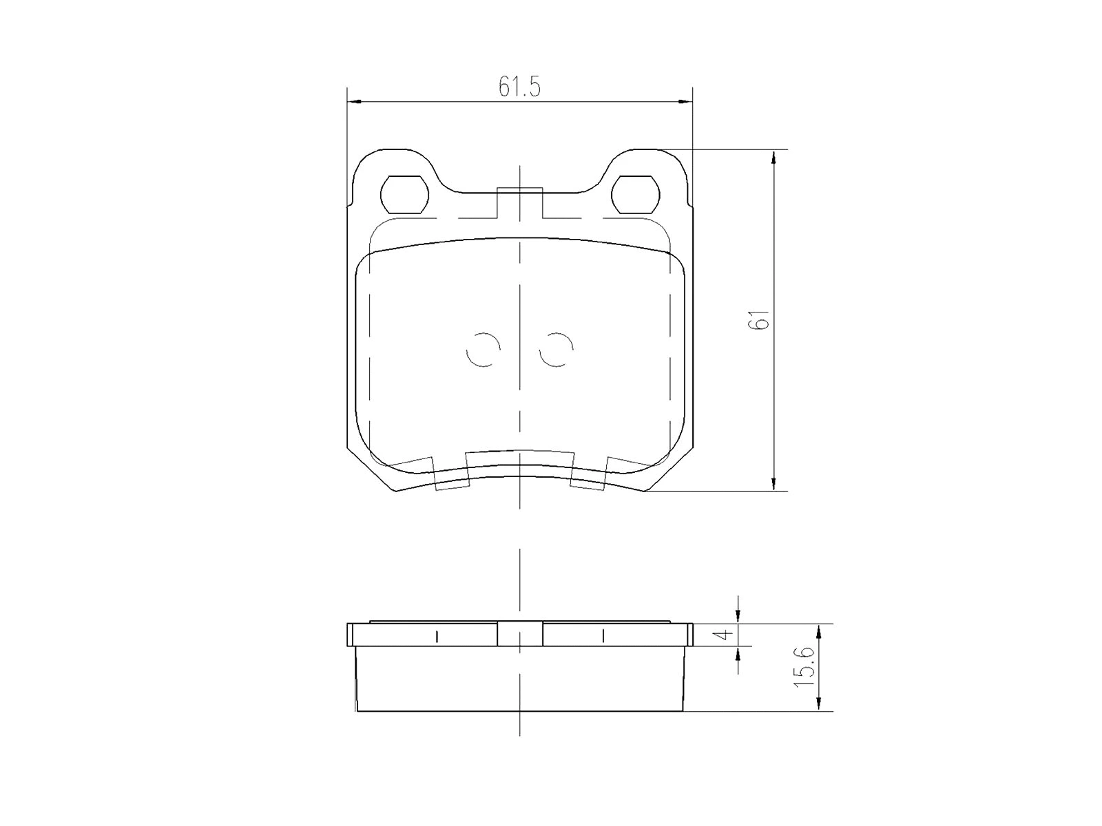 Kit de plaquettes de frein, frein à disque A.Z. Meisterteile AZMT-44-022-1035