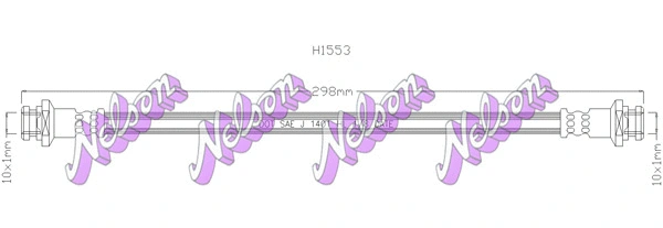 Flexible de frein KAWE H1553