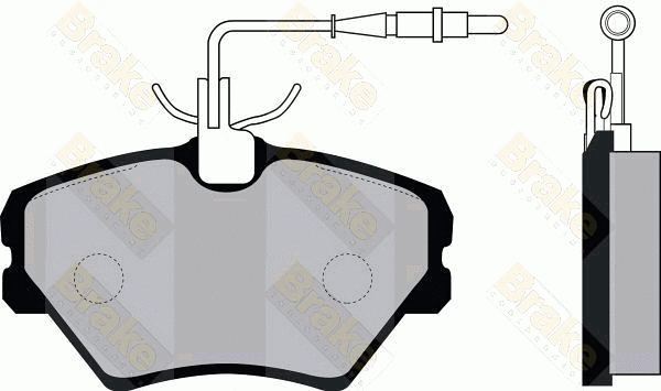 Kit de plaquettes de frein, frein à disque Brake ENGINEERING PA1045
