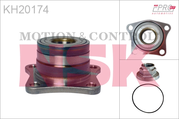 Kit de roulements de roue NSK KH20174