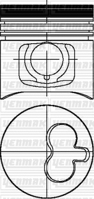 Piston YENMAK 31-03686-000