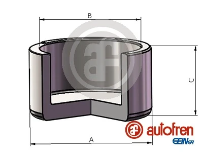 Piston, étrier de frein AUTOFREN SEINSA D025686