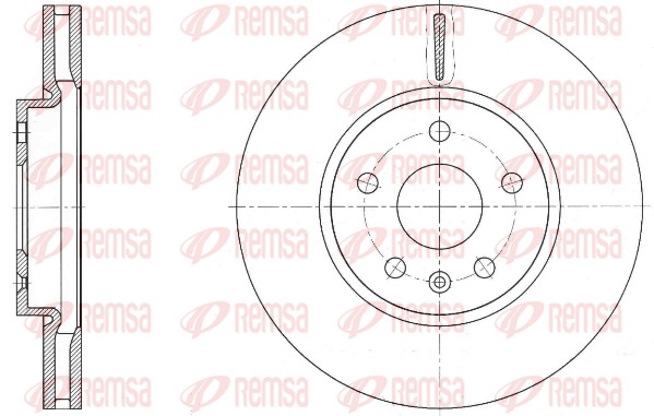 Disque de frein REMSA 61642.10
