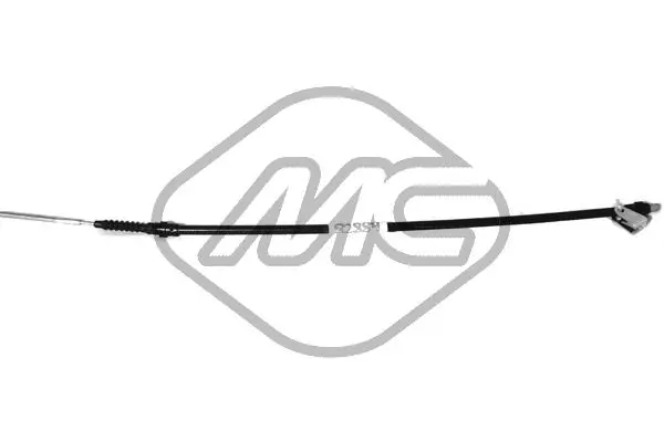 Tirette à câble, commande d'embrayage Metalcaucho 82884