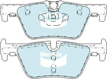 Kit de plaquettes de frein, frein à disque BENDIX-SEA DB2224 GCT