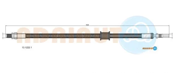Flexible de frein ADRIAUTO 13.1222.1