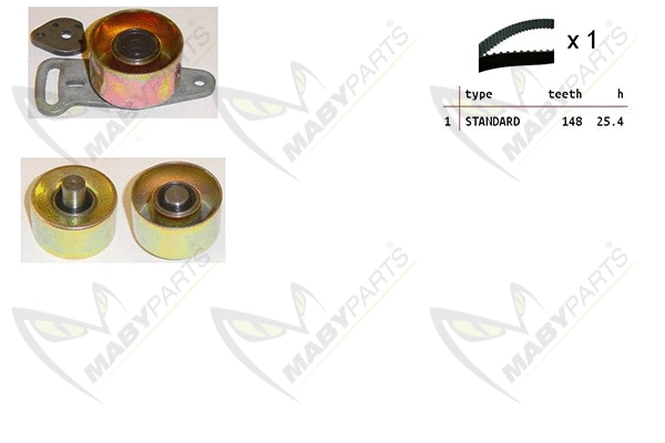 Kit de courroie crantée MABYPARTS OBK010274