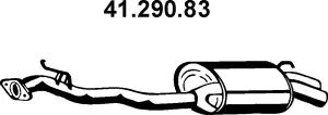 Silencieux arrière EBERSPÄCHER 41.290.83