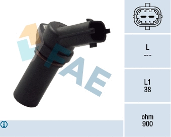 Capteur d'angle, vilebrequin FAE 79401