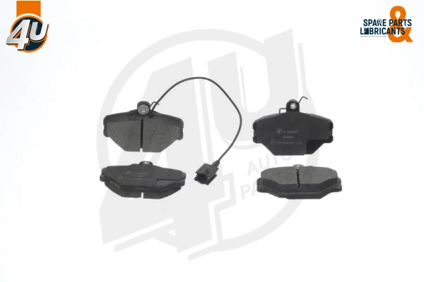 Kit de plaquettes de frein, frein à disque 4U Autoparts 22654FT