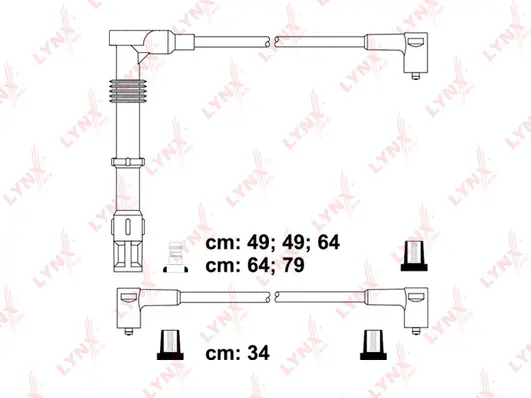 Kit de câbles d'allumage LYNXAUTO SPC1208