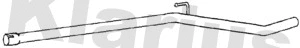 Tuyau d'échappement KLARIUS 150576