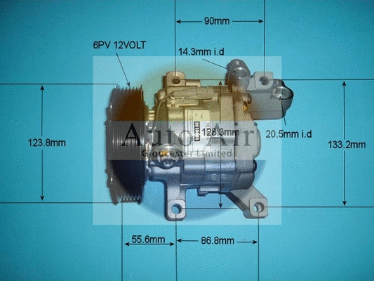 Compresseur, climatisation AUTO AIR GLOUCESTER 14-1439R