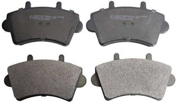 Kit de plaquettes de frein, frein à disque DENCKERMANN B110582