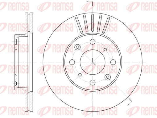 Disque de frein REMSA 6369.10