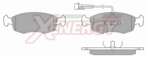 Kit de plaquettes de frein, frein à disque AP XENERGY X40238