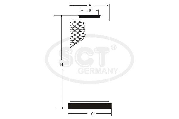 Filtre à air secondaire SCT - MANNOL SW 3812