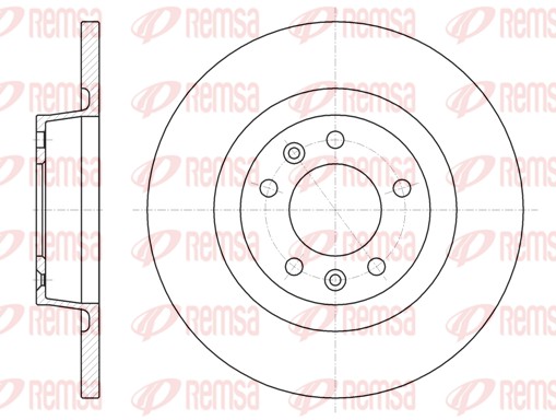 Disque de frein REMSA 61053.00
