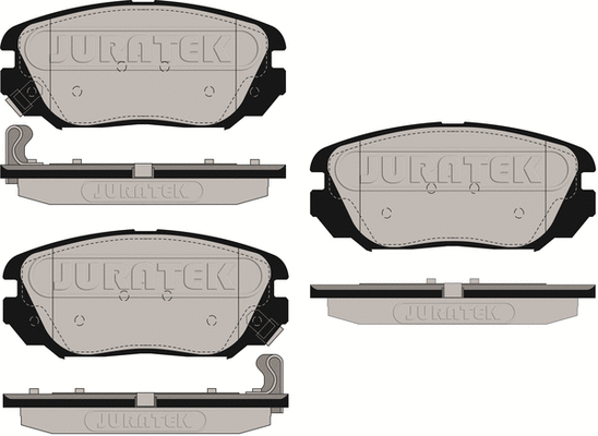 Kit de plaquettes de frein, frein à disque JURATEK JCP054