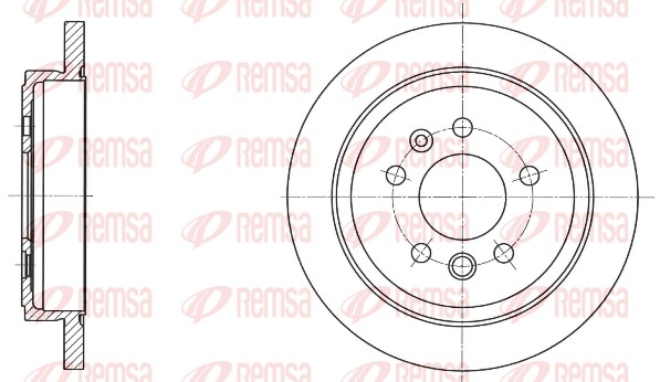 Disque de frein REMSA 61690.00