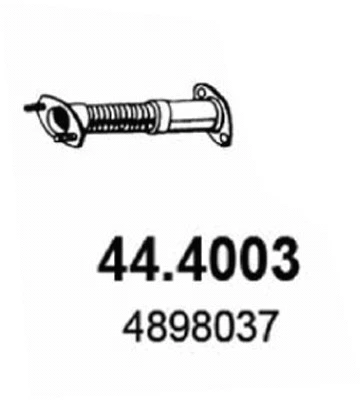 Tuyau d'échappement ASSO 44.4003