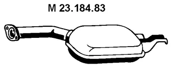 Silencieux central EBERSPÄCHER 23.184.83