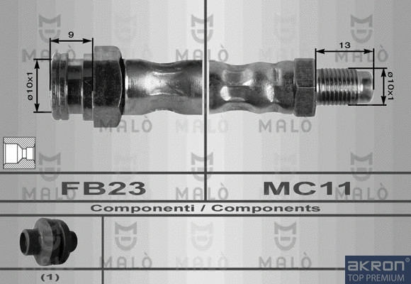 Flexible de frein AKRON-MALÒ 8568