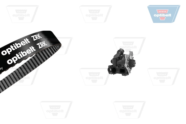 Pompe à eau + kit de courroie crantée OPTIBELT KT 1584W2