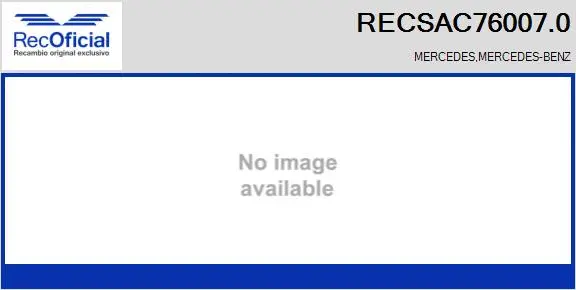 Compresseur, climatisation RECOFICIAL RECSAC76007.0