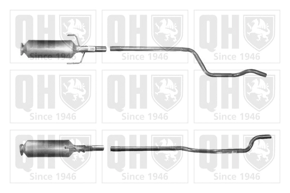 Filtre à particules / à suie, échappement QUINTON HAZELL QDPF11062P