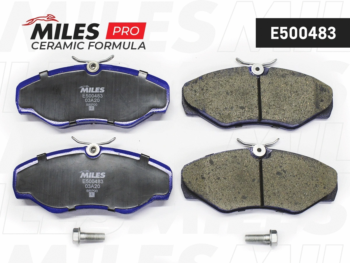 Kit de plaquettes de frein, frein à disque MILES E500483