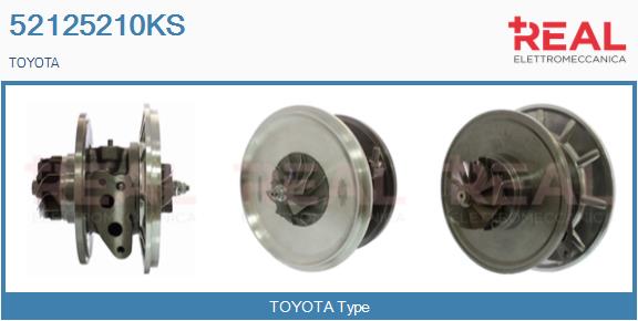 Groupe carter, turbocompresseur REAL 52125210KS