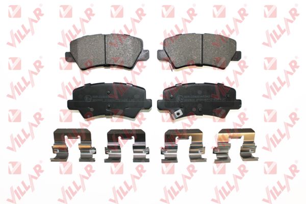 Kit de plaquettes de frein, frein à disque VILLAR 626.2182K