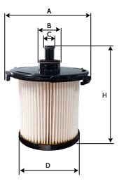Filtre à carburant SAMPIYON FILTER CE 0308 ME