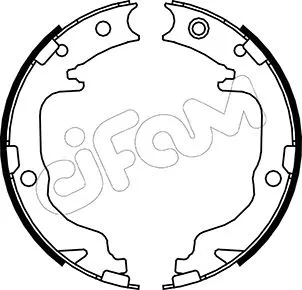 Jeu de mâchoires de frein, frein de stationnement CIFAM 153-362