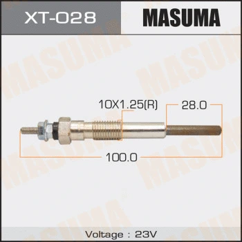 Bougie de préchauffage MASUMA XT-028