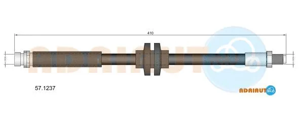 Flexible de frein ADRIAUTO 57.1237
