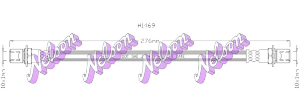 Flexible de frein KAWE H1469