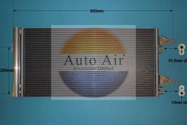 Condenseur, climatisation AUTO AIR GLOUCESTER 16-9802