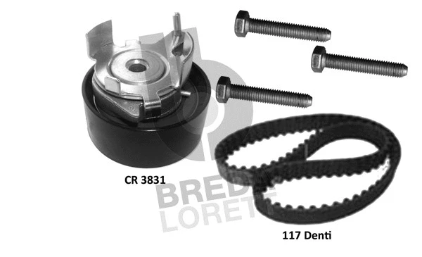 Kit de courroie crantée BREDA LORETT KCD0724