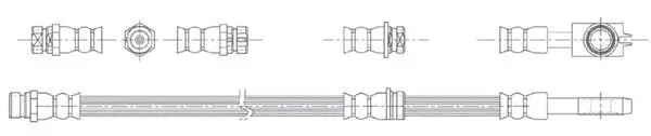 Flexible de frein Technika 44606